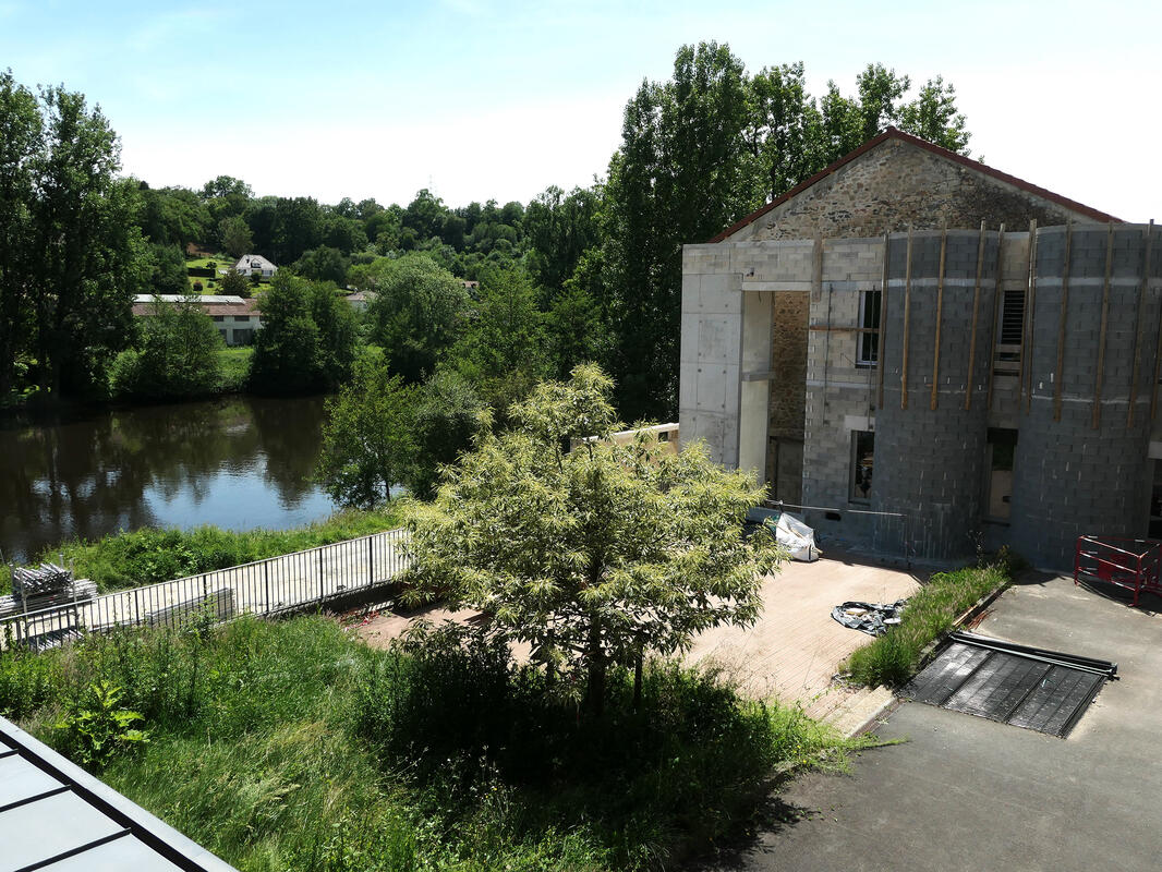 Le futur auditorium de la Cité du Cuir